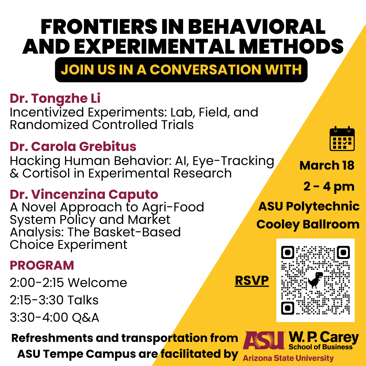 Frontiers in Behavioral and Experimental Methods
